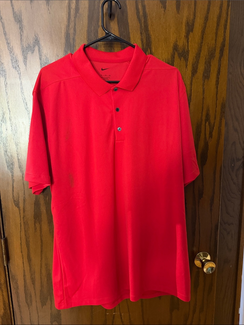 NWOT Nike Men's Bright Red Short-Sleeve Polo